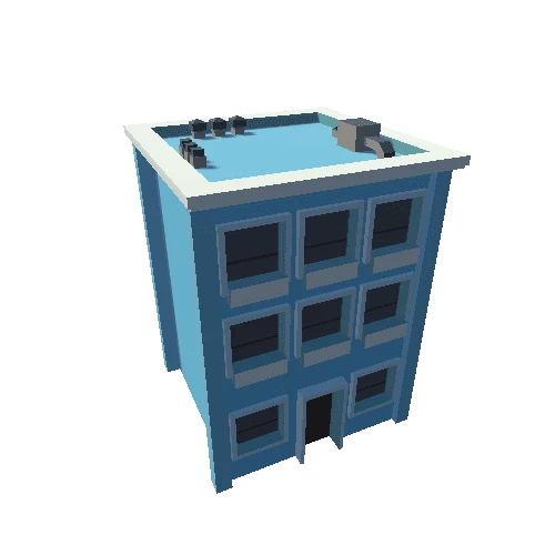 Small Building - Blue 01